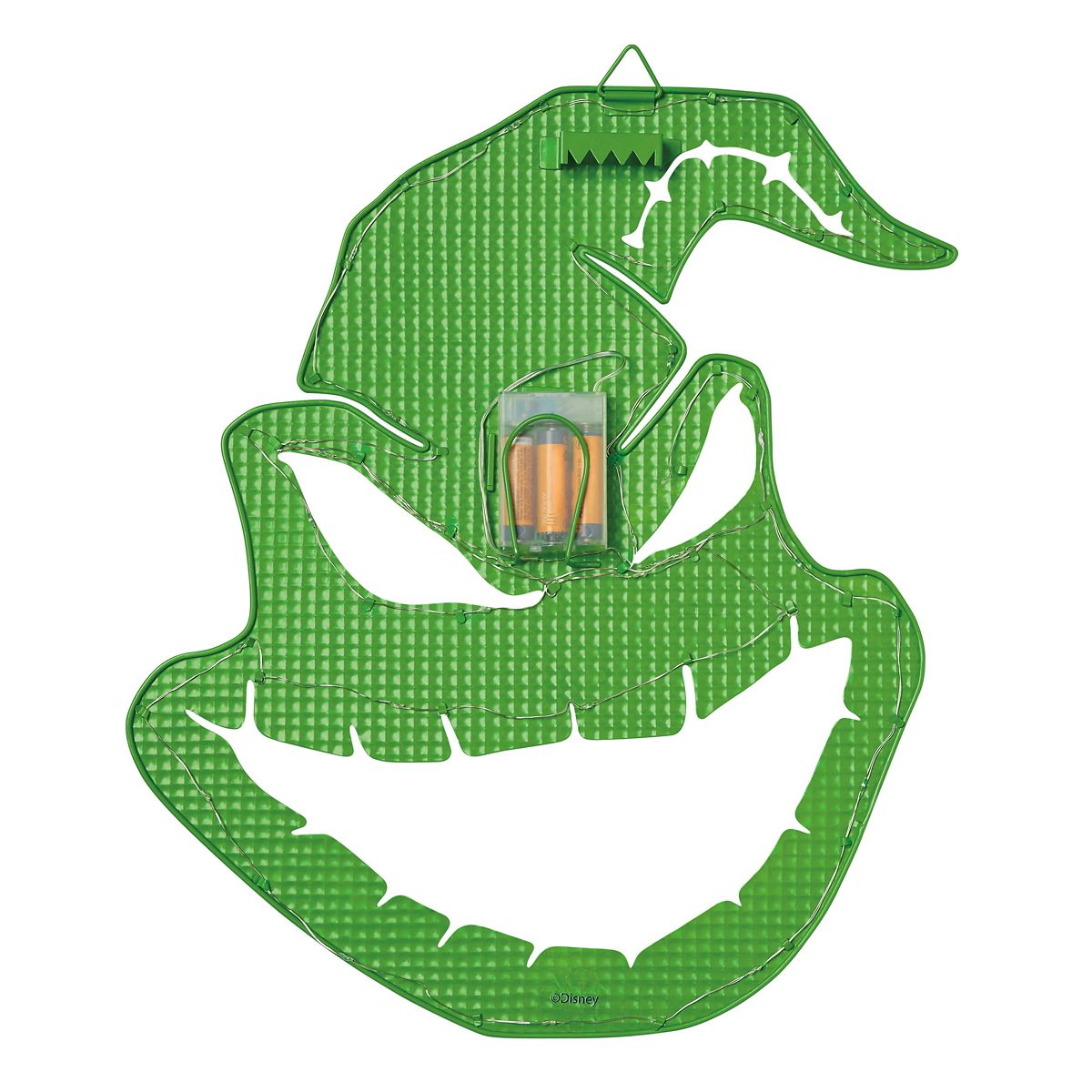 Oogie Boogie LED Light-Up Sign - The Nightmare Before Christmas GREEN
