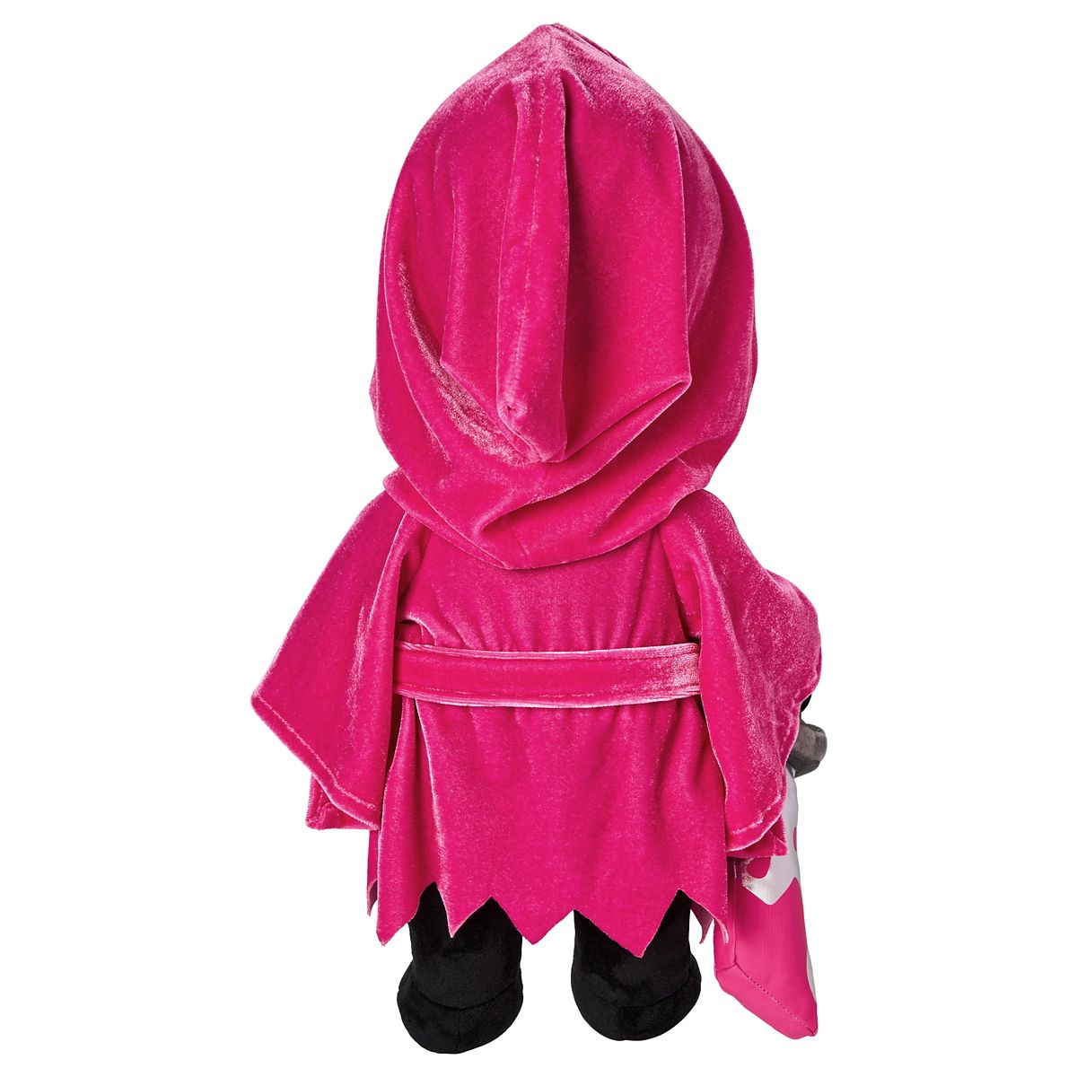Ghost Face Heart Eyes Plush BLACK AND PINK