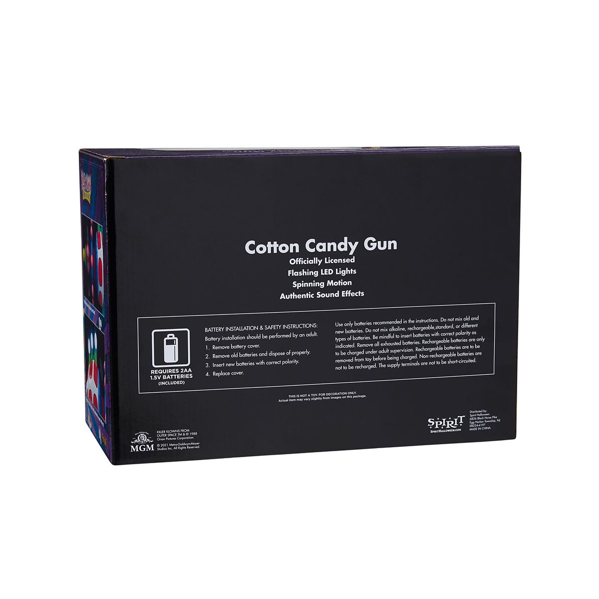 Cotton Candy Gun - Killer Klowns from Outer Space MULTI-COLOR