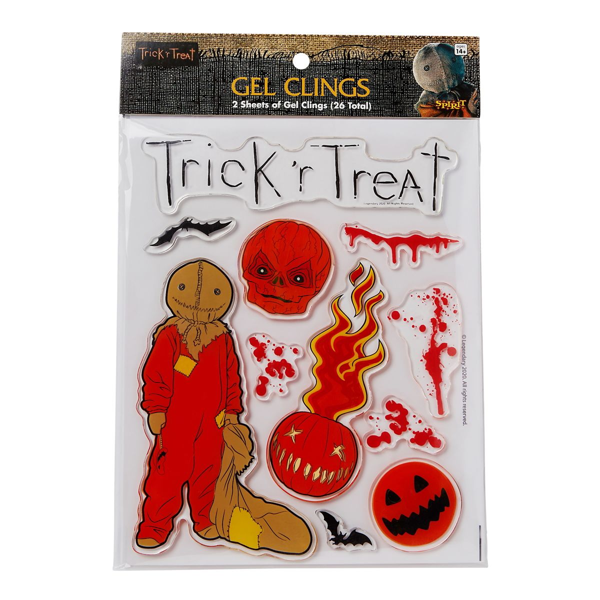 Sam Gel Clings - Trick 'r Treat MULTI-COLOR
