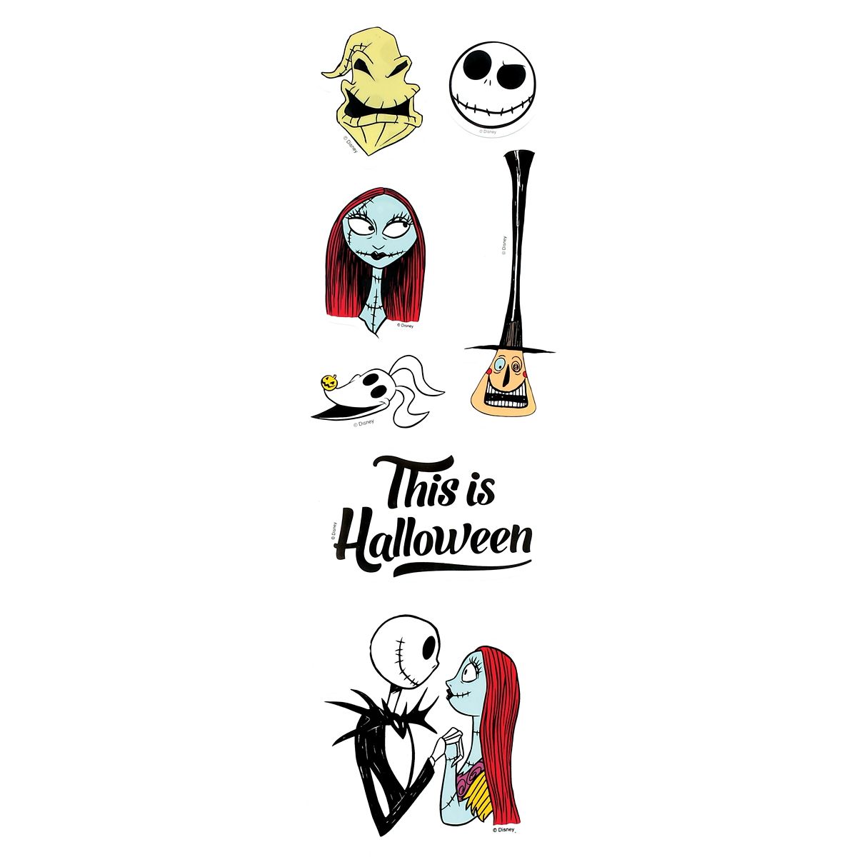 This Is Halloween Window Clings - The Nightmare Before Christmas