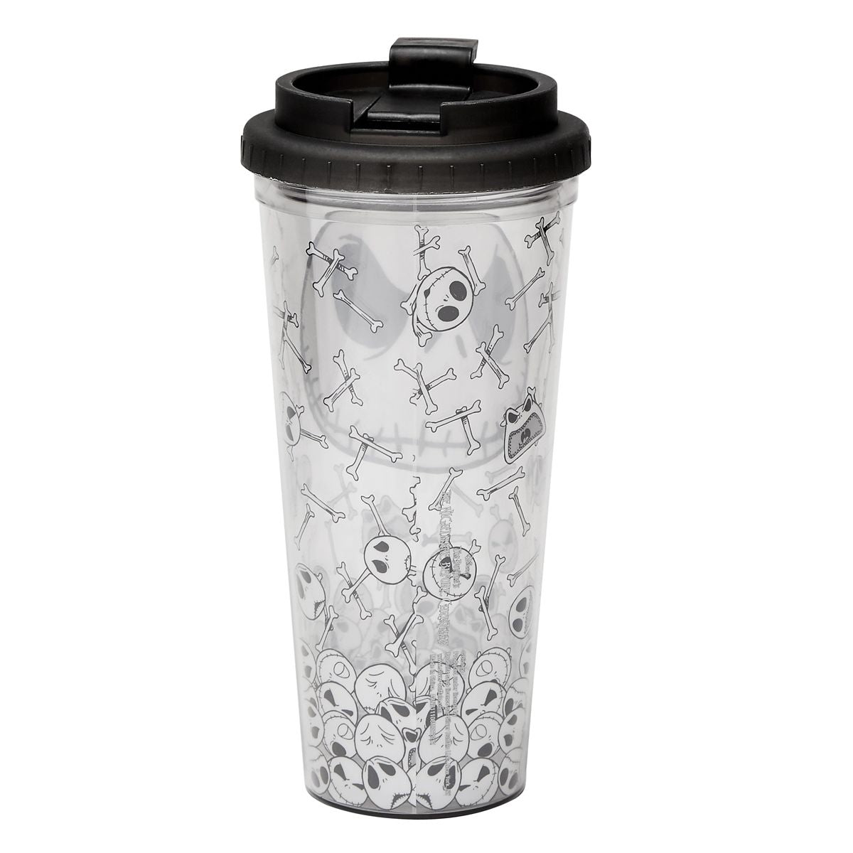 Jack Skellington Travel Tumbler 24 Oz. - The Nightmare Before Christmas BLACK AND WHITE