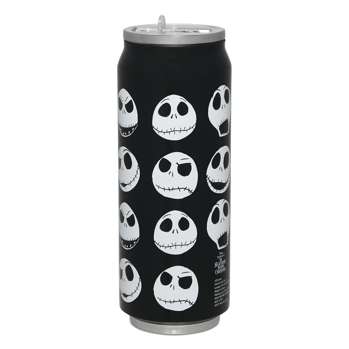 Jack Skellington Can Water Bottle 17 oz. - The Nightmare Before Christmas MULTI-COLOR