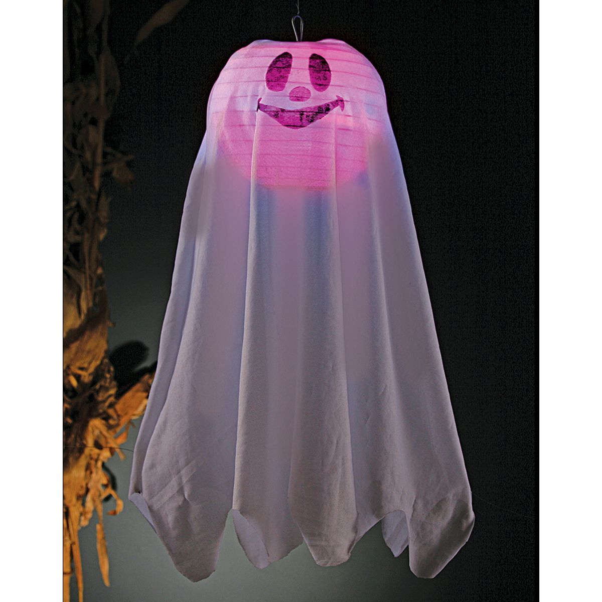 Happy Ghost Light-Up Hanging Lantern MULTI-COLOR