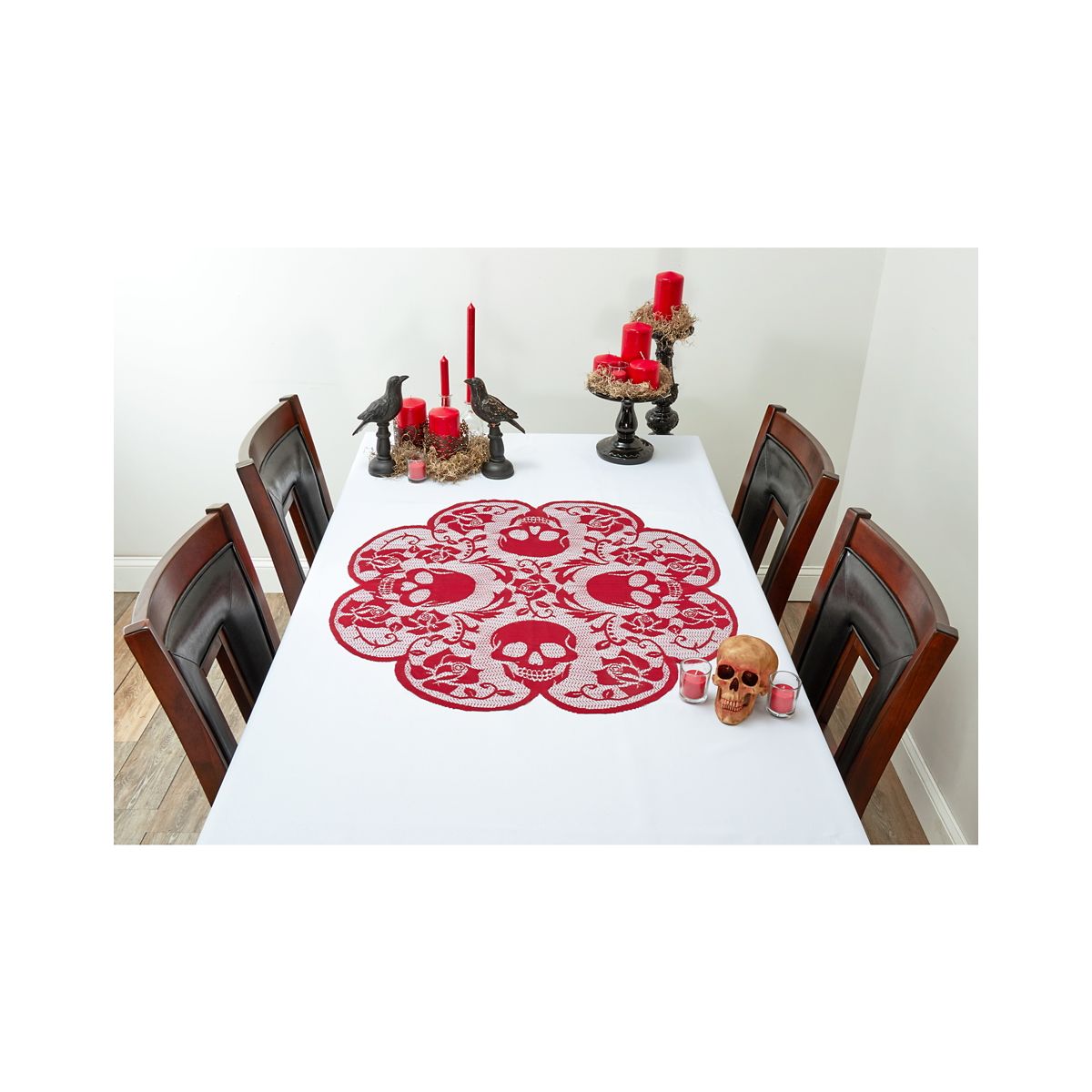3 Ft Gothic Romance Centerpiece RED