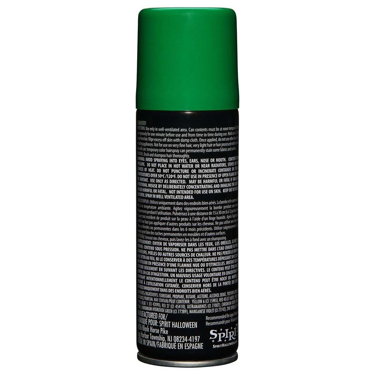 Green Hairspray GREEN