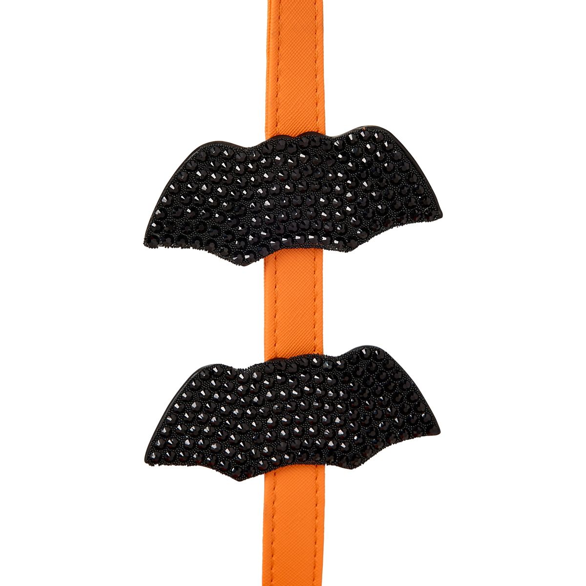Rhinestone Jack-O'-Lantern Crossbody Bag ORANGE