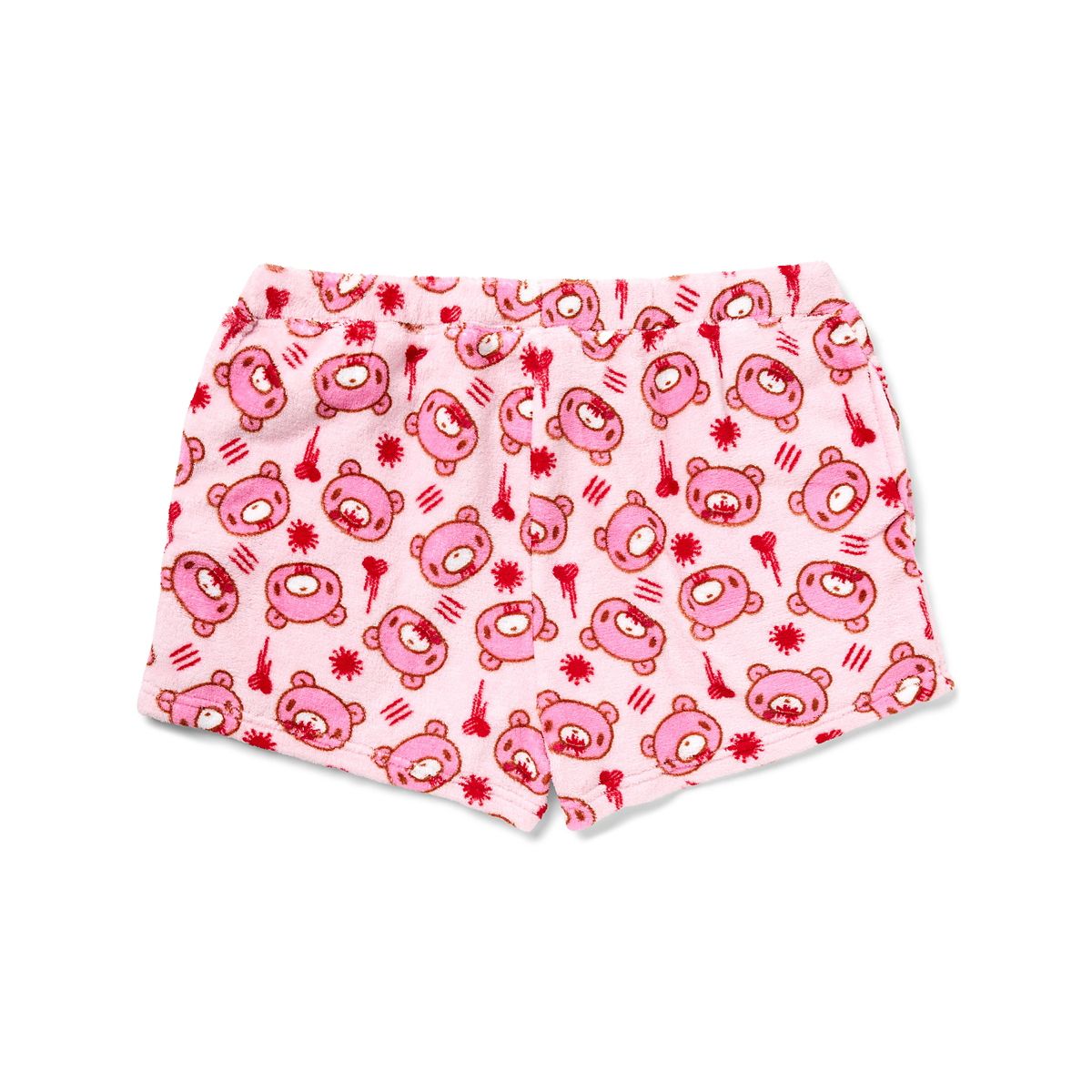 Pink Gloomy Bear Plush Lounge Shorts PINK