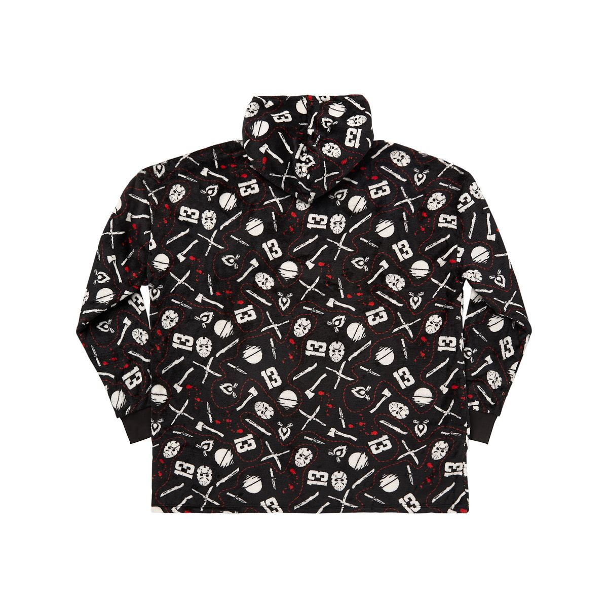 Jason and Weapons Wearable Fleece Blanket - Jason Universe MULTI-COLOR