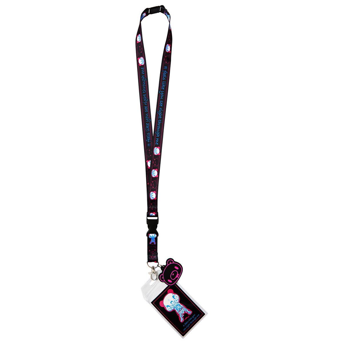 Gloomy Bear Lanyard- Gloomy The Naughty Grizzly MULTI-COLOR