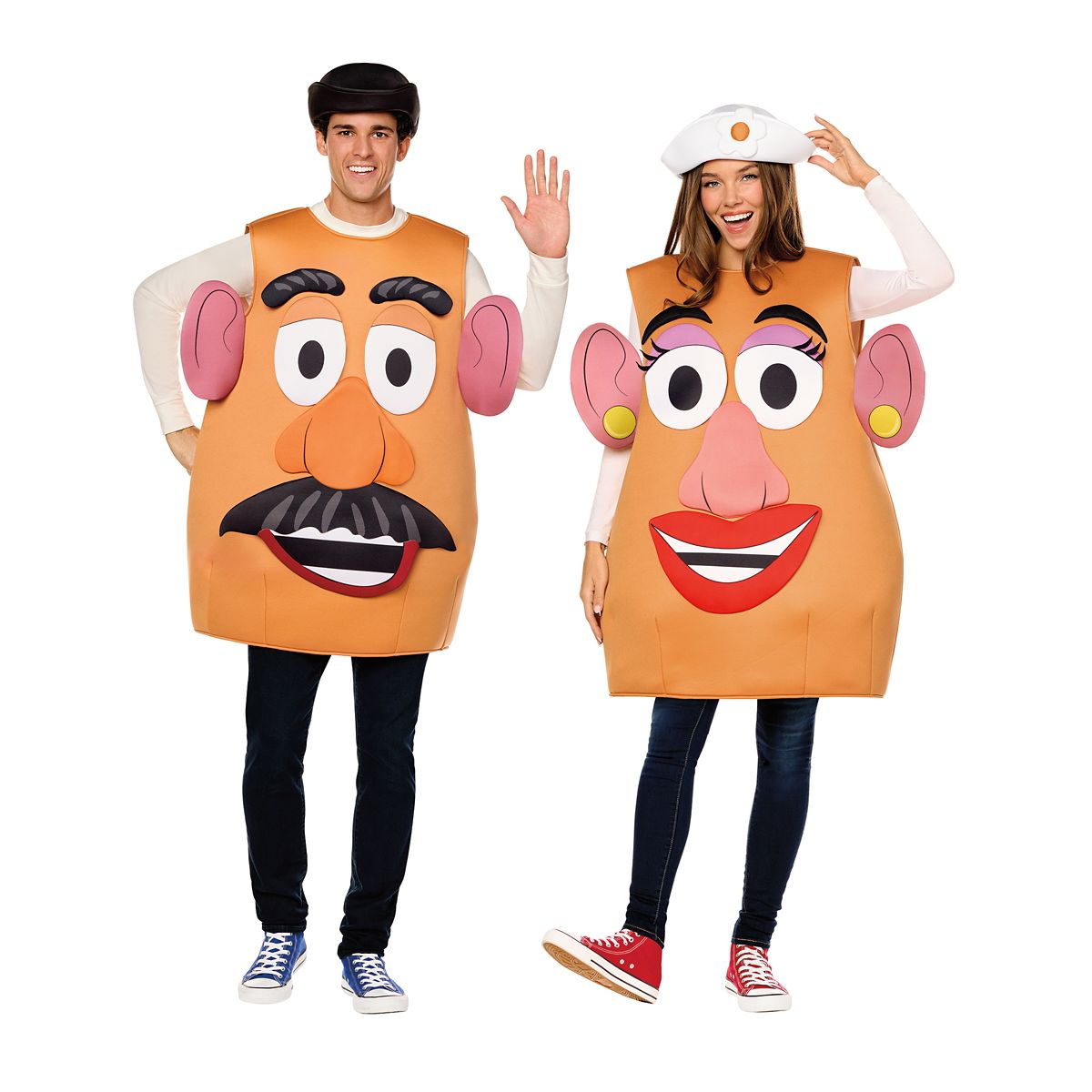 Adult Mr. & Mrs. Potato Head Costume Toy Story BROWN