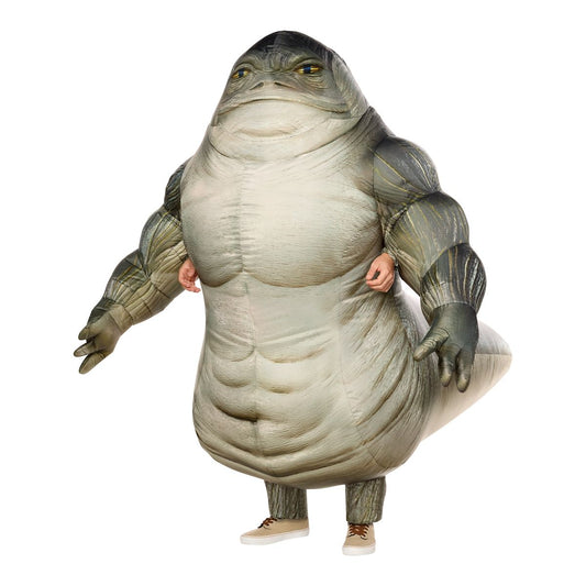 Adult Rotta the Hutt Inflatable Costume - The Mandalorian and Grogu DARK BROWN