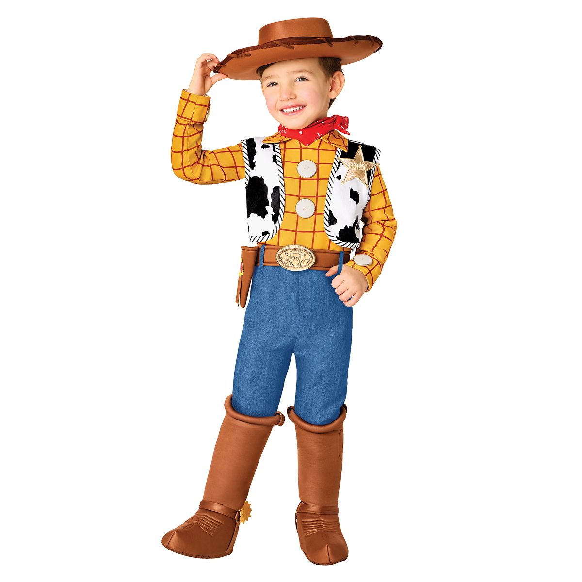 Toddler Woody Jumpsuit Costume - Toy Story BROWN