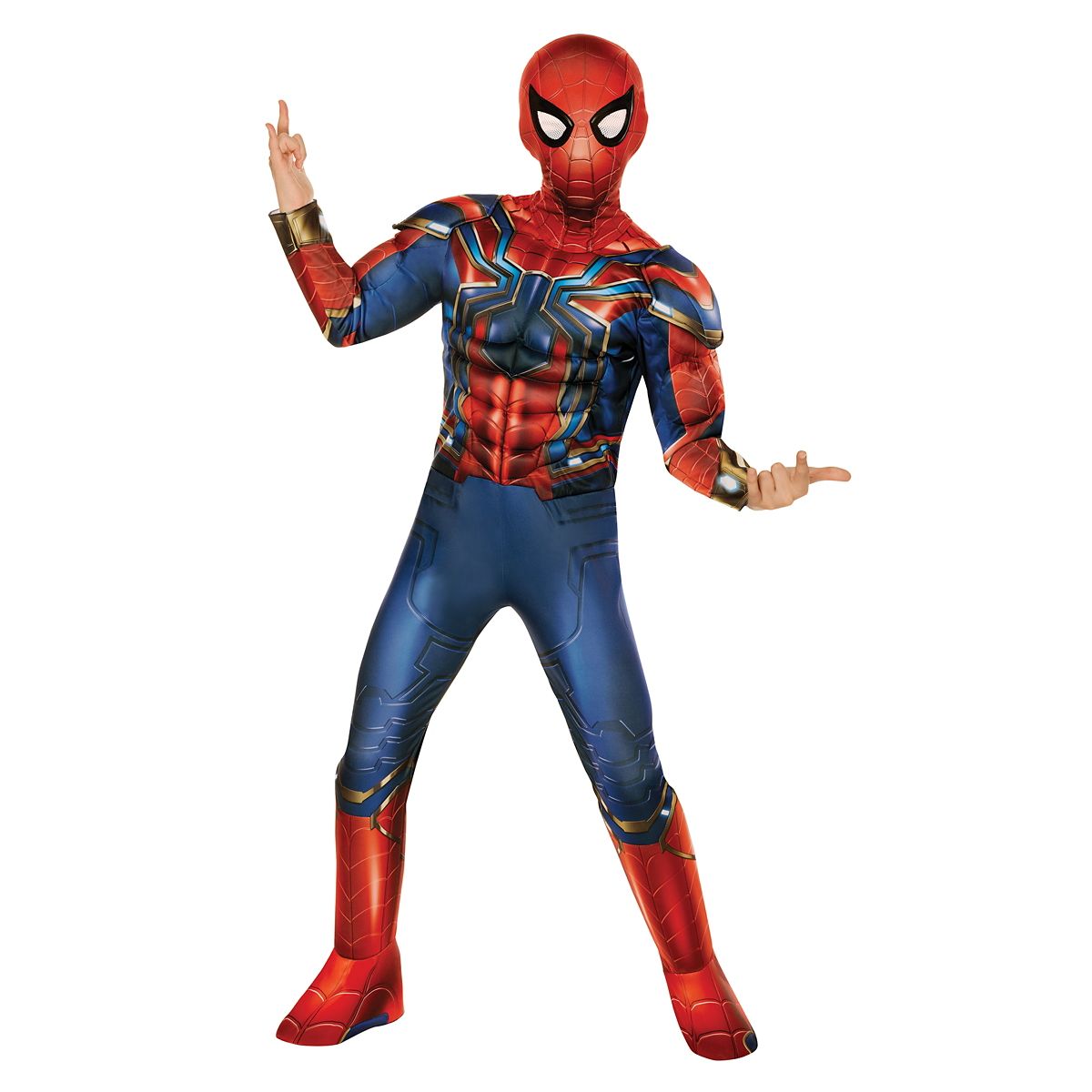 Kids Iron Spider Jumpsuit Costume - Marvel Infinity Saga RED / BLUE