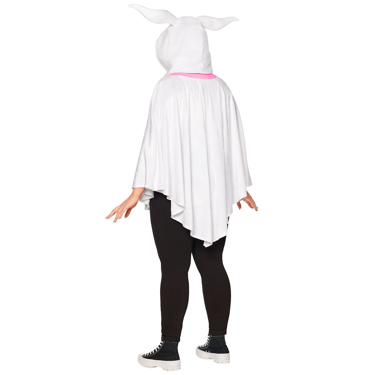 Adult Zero Costume Top - The Nightmare Before Christmas WHITE