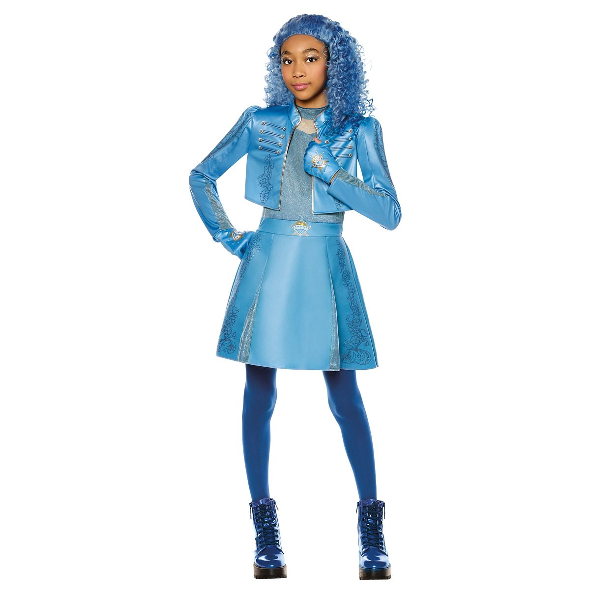 Kids Chloe Charming Costume - Descendants: Wicked Wonderland BLUE