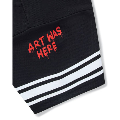 Terrifier Cropped Football Jersey BLACK