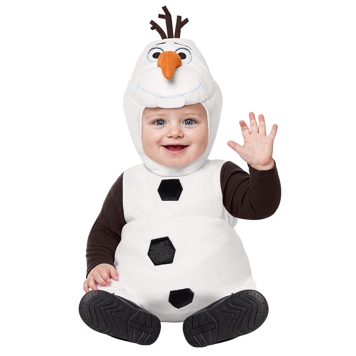 Baby Olaf Jumpsuit Costume - Frozen WHITE