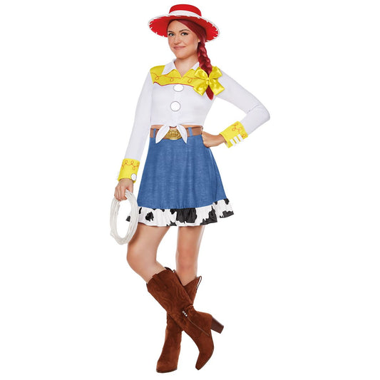 Adult Jessie Dress Costume - Toy Story WHITE