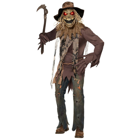Adult Light-Up Twisted Scarecrow Costume BROWN