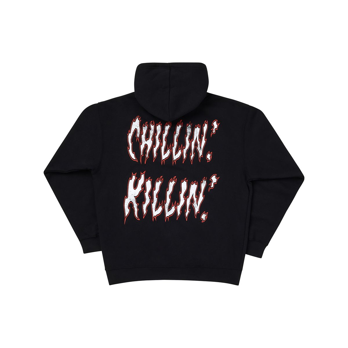 Ghost Face Wassup Hoodie - Scary Movie BLACK AND RED