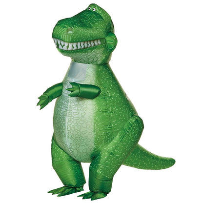 Kids Rex Inflatable Costume - Toy Story GREEN