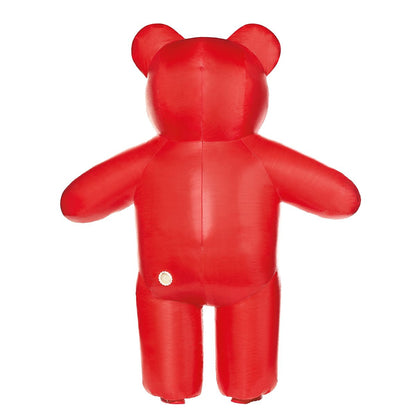 Adult Giant Gummy Bear Inflatable Costume RED