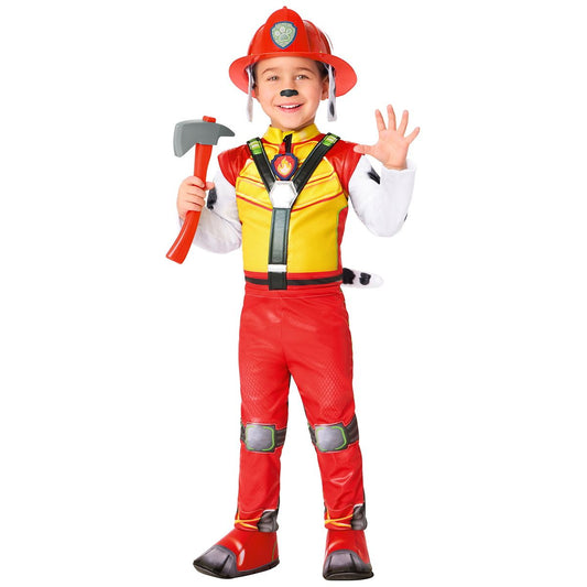 Toddler Marshall Costume - Paw Patrol 3: The Dino Movie BLACK AND RED