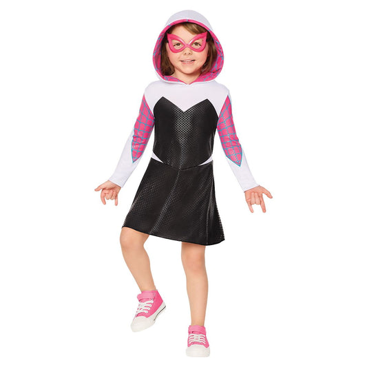 Toddler Ghost Spider Costume - Spider-Man BLACK AND PINK