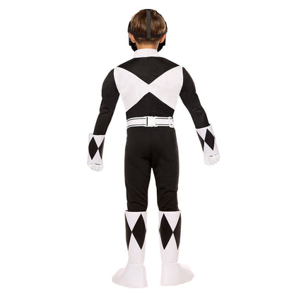 Kids Black Power Ranger Costume - Mighty Morphin Power Rangers BLACK