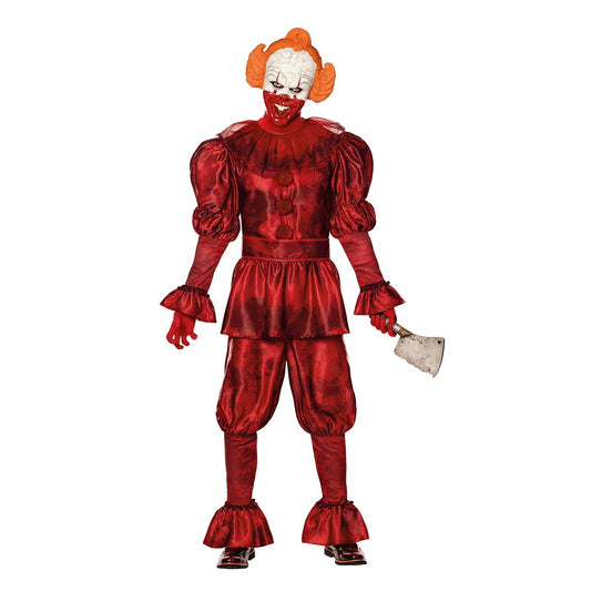 Adult Bloody Pennywise Costume - It: Welcome to Derry RED