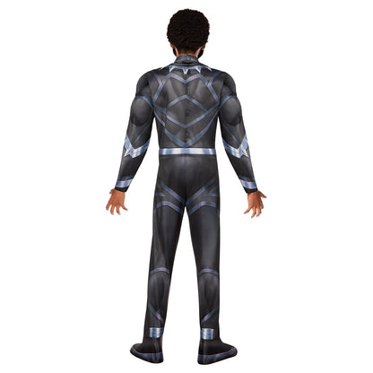 Kids Black Panther Muscle Suit Costume - Avengers BLACK