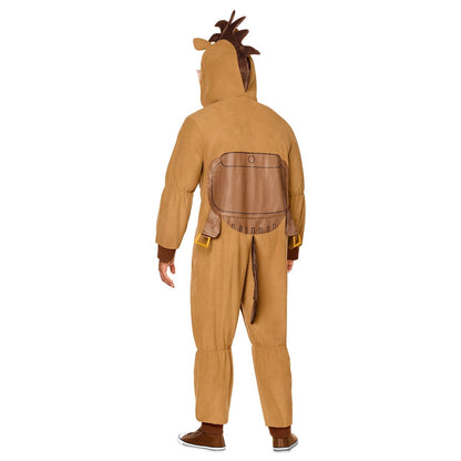 Adult Bullseye Jumpsuit Costume - Toy Story BROWN