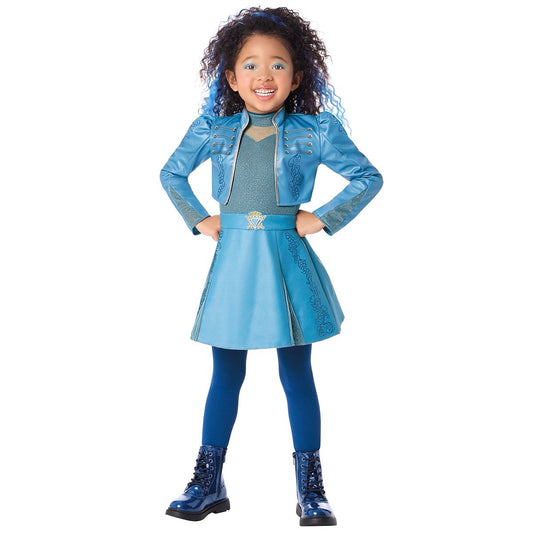 Toddler Chloe Charming Costume - Descendants: Wicked Wonderland BLUE