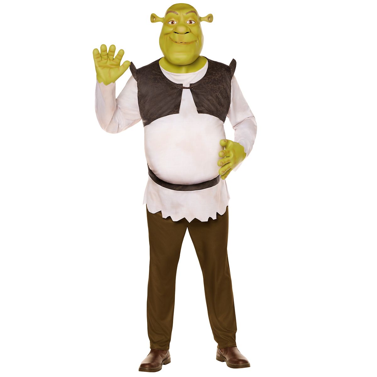 Adult Shrek Costume Deluxe MULTI-COLOR