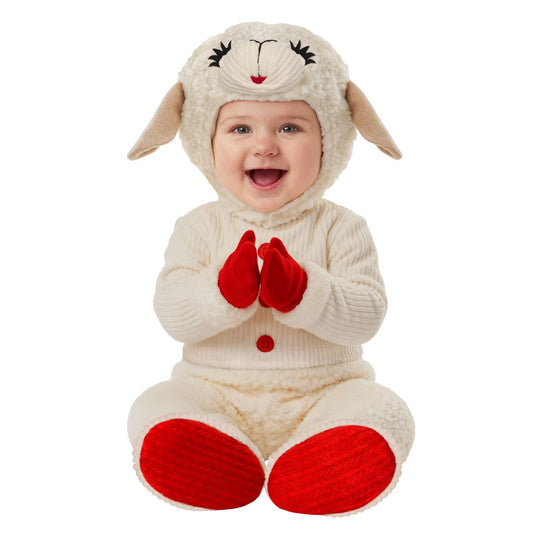 Baby Lamb Chop Costume WHITE
