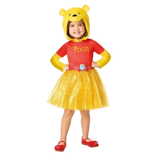 Toddler Winnie the Pooh Dress Costume RED/YELLOW