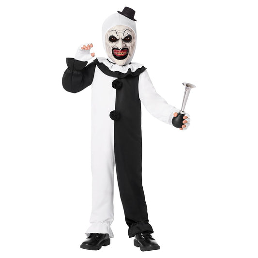 Toddler Art the Clown Costume - Terrifier BLACK AND WHITE