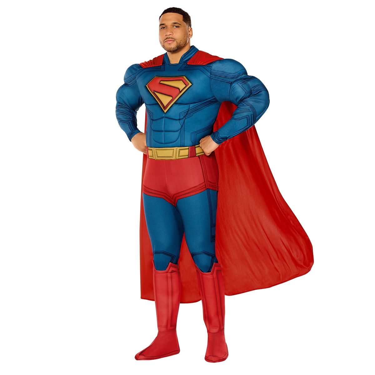 Adult Superman Costume - DC RED / BLUE