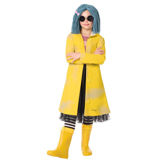 Kids Coraline Doll Costume - Coraline YELLOW