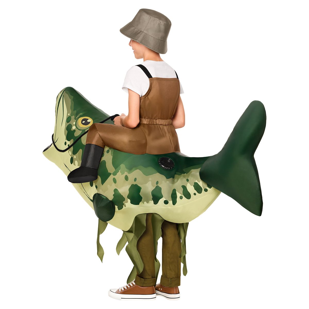 Kids Inflatable Fish Ride-Along Costume MULTI-COLOR