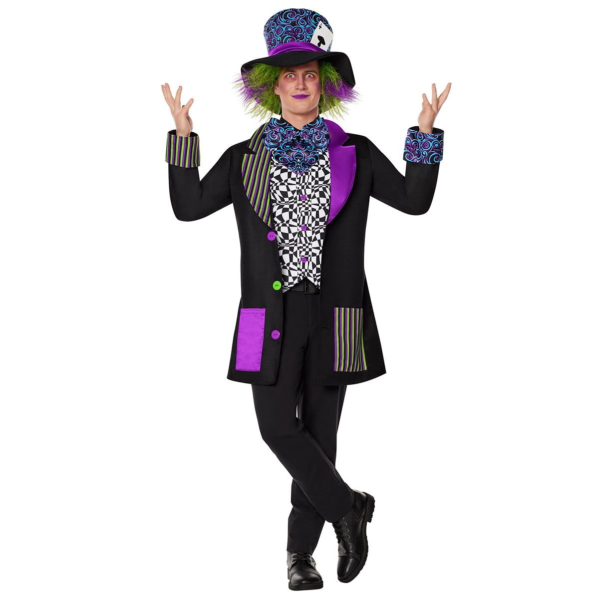 Adult Mad Hatter Costume MULTI-COLOR