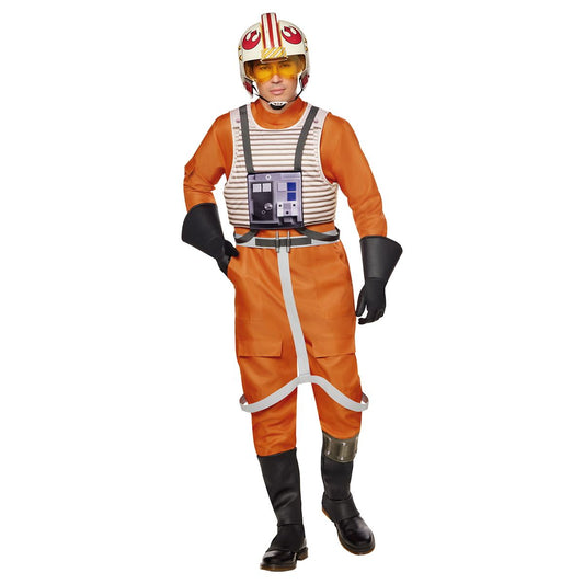 Adult Rebel X-Wing Pilot Costume - Star Wars ORANGE