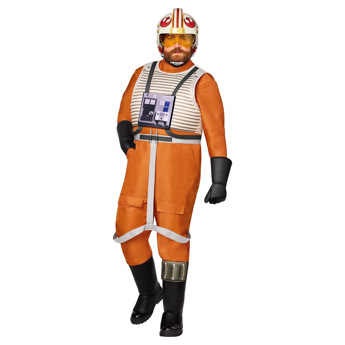 Adult Rebel X-Wing Pilot Costume - Star Wars ORANGE