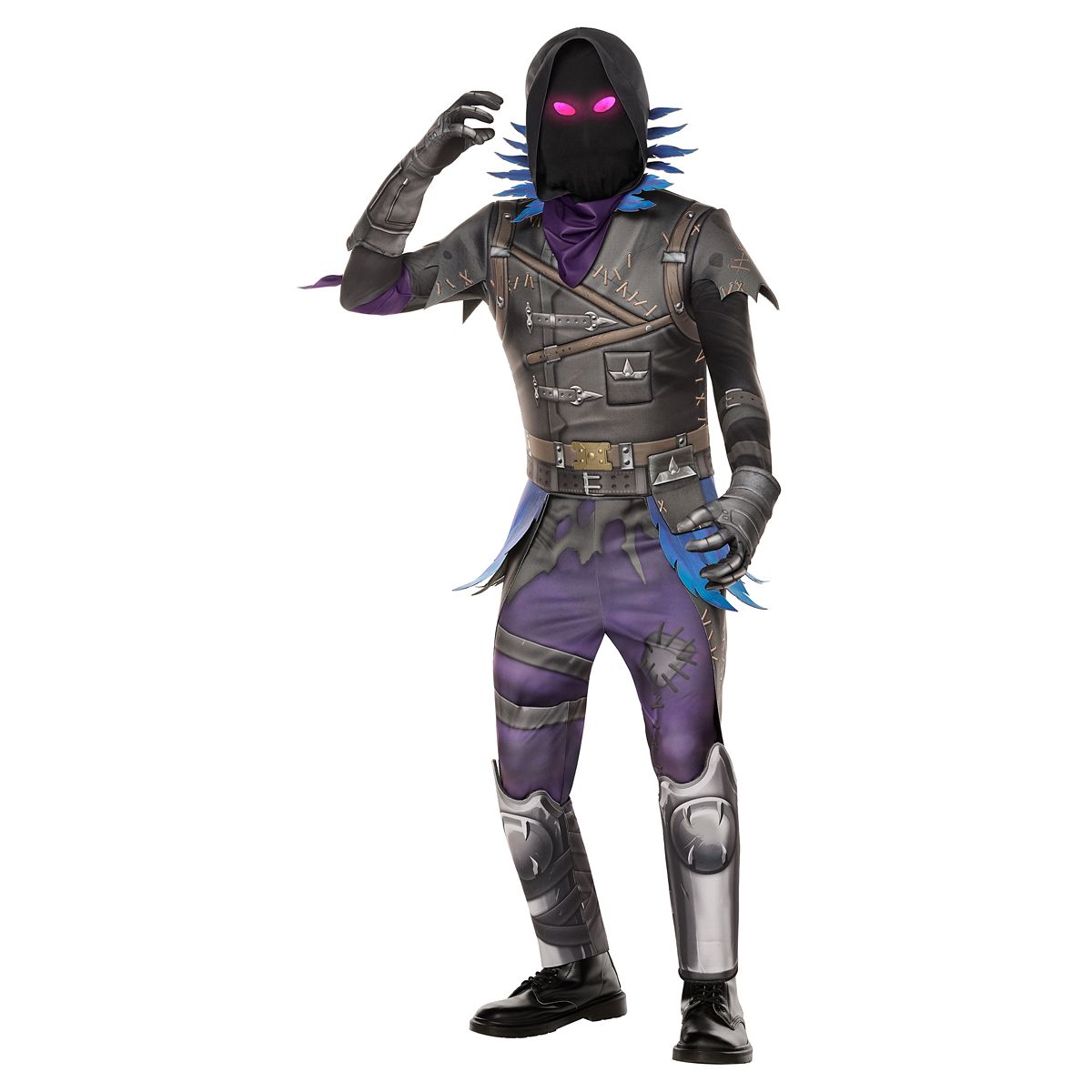 Youth Light-Up Raven Costume - Fortnite MULTI-COLOR