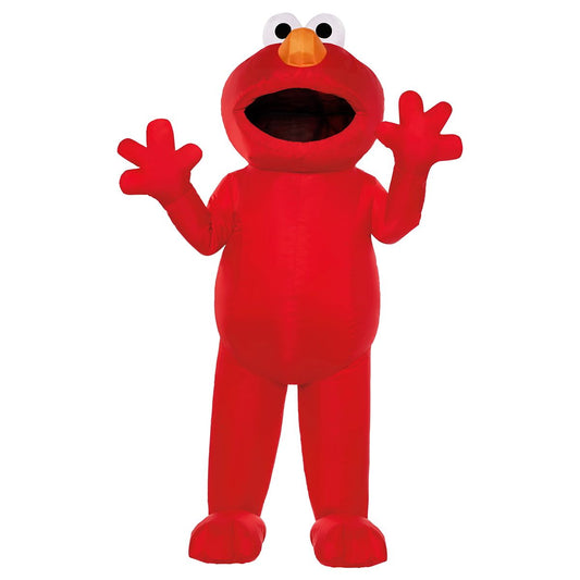 Kids Elmo Inflatable Costume - Sesame Street RED