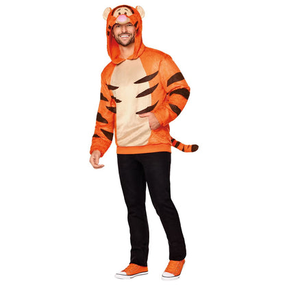Adult Tigger Costume Top - Winnie the Pooh ORANGE