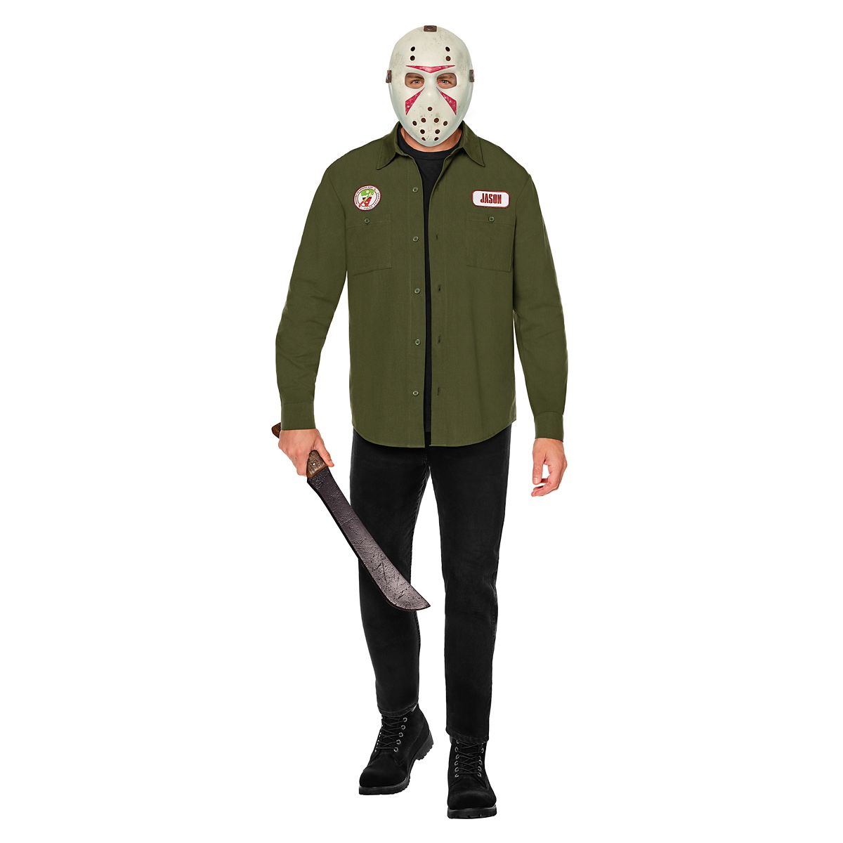 Adult Jason Universe Work Shirt Costume GREEN