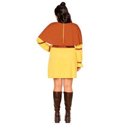 Adult Aang Dress Costume - Avatar: The Last Airbender YELLOW/ORANGE