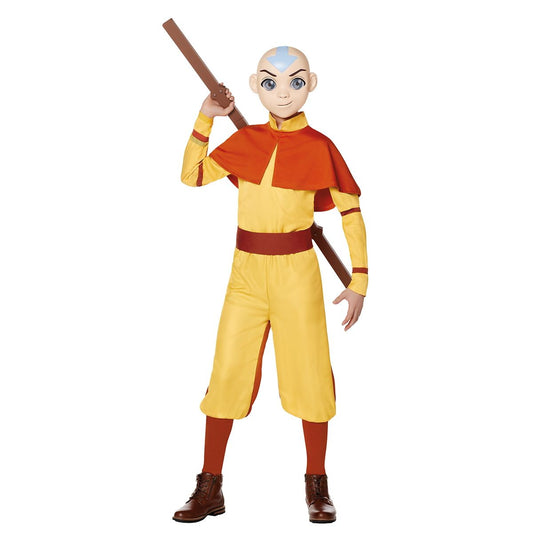 Kids Aang Jumpsuit Costume - Avatar the Last Airbender YELLOW